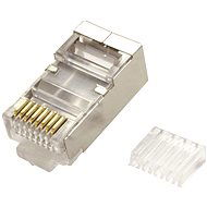 OEM Stecker RJ45 Kat. 6 / 6a geschirmt, für Rundkabel, 100St - Steckverbinder