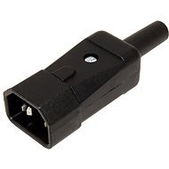 OEM Mains Connector 250V/10A, for Cable, Male IEC320 C14 (915.171) - Connector