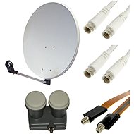 Set the TV without satellite tuner - 2 satellites, 1 receiver - Parabola