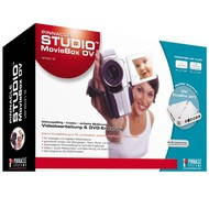 Pinnacle Studio 9 MovieBox DV, externí in/out převodník an. videa + software Pinnacle Studio 9 - -