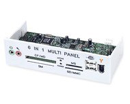 Gembird univerzální panel USB 2.0 + FW hub - -