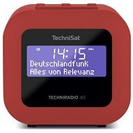 TechniSat TECHNIRADIO 40, red - Rádiós ébresztőóra