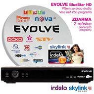 Evolve BlueStar HD + Skylink HD card + accessories - Satellite Receiver 