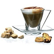 RCR FUSION cappuccino csészekészlet csészealjjal, 4 db, 190 ml - Csésze készlet