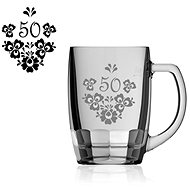 JTF Beer pint Bamberg 0,5 l Jubileum folk motif - Glass