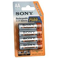 Sony 2500mAh NiMH, AA, 4 Stück - Einwegbatterie