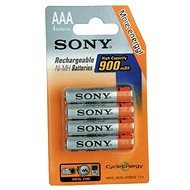 Sony NiMH 900mAh, AAA, 4ks - Jednorazová batéria