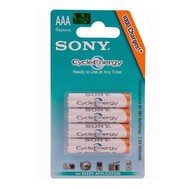 SONY Cycle Energy Blue NiMH 800mAh, 4pcs - Disposable Battery