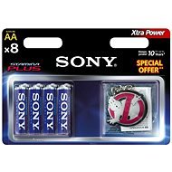 Sony Stamina Plus AA, 8 Stück - Einwegbatterie