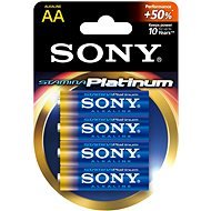 Sony STAMINA PLATINUM, LR6/AA 1.5V, 4 db - Eldobható elem