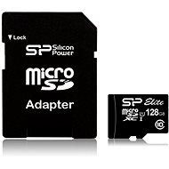Silicon Power micro SDXC 128GB Class 10 UHS-I + SD adapter - Memóriakártya