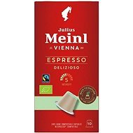 Julius Meinl Nespresso Compostable Capsules Espresso Bio (Organic) & Fairtrade (10x 5.6g/Box) - Coffee Capsules