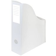 Magazine box A4/80 mm Junior cardboard white - Magazine Rack