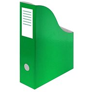 Magazine box A4/80 mm Junior cardboard green - Magazine Rack