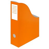 Magazine box A4/80 mm Junior cardboard orange - Magazine Rack