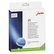 JURA 3-Phase Cleaning Tablets, 25 pcs, Blister Pack - Cleaning tablets