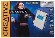 Creative DAP Jukebox ZEN, MP3/ WMA - HDD 20GB, EAX, USB 2.0 - MP3 Player