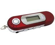 DIVA LIGHT 128MB, červený (red) MP3/ WMA přehrávač, digitální záznamník, FM Tuner - MP3 Player