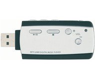 YAKUMO Hypersound 256 MB, MP3 přehrávač, USB disk, sluchátka - MP3 Player