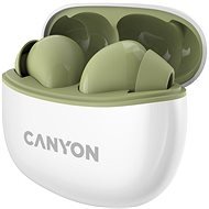 Canyon TWS-5 BT, olívazöld - Vezeték nélküli fül-/fejhallgató