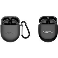 Canyon TWS-6 BT, fekete - Vezeték nélküli fül-/fejhallgató