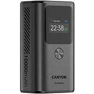 Canyon PB-130, 10000 mAh, PD 30W, TFT display, dark grey - Power Bank
