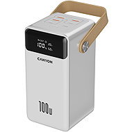 Canyon PB-610, 60000 mAh PD 100W, white - Power Bank