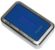 MPIO FL350 modrý (blue) 1GB, MP3/ WMA/ WAV/ ASF přehrávač, FM Tuner, USB2.0 disk, sluchátka, jen 29  - -