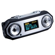 MPIO FG100, 128 MB, MP3/ WMA přehrávač, FM Tuner, dig. záznamník, OLED, opt.-in, USB disk, sluchátka - MP3 Player