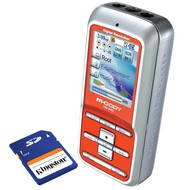 MP3 přehrávač m-cody MX-400 oranžový 512MB + 512MB SD - MP4 Player