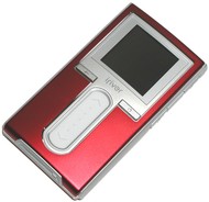 iRIVER H10 červený (red), 6GB, MP3/ WMA/ ASF/ JPG/ TXT přehrávač, touchpad, hodiny, budík, dig. zázn - MP3 Player