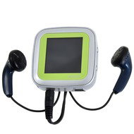 Emgeton CULT X9 Fitness 8GB Silver-Green - MP3 Player