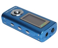 Přenosný přehrávač Emgeton E2Cult modrý 1GB - MP3 Player