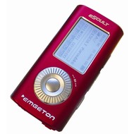Emgeton E5Cult červený (red), 2GB, MP3/ WMA/ WAV přehrávač, dig. zázn., hodiny, budík, CZ menu, FM T - MP3 Player