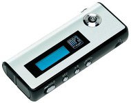 Emgeton DigitBall DB586, 256 MB, MP3/ WMA přehrávač stříbrný (silver), FM Tuner, dig. záznamník, USB - MP3 Player