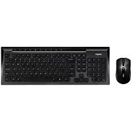Rapoo 8200 black CZ - Keyboard and Mouse Set