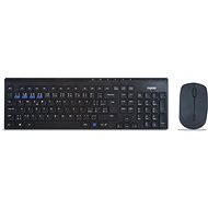 Rapoo 8100M Wireless Multi-Mode Black CZ/SK - Keyboard and Mouse Set