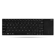 Rapoo E2710 Wireless Keyboard, Touchpad, black - Billentyűzet