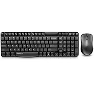 Rapoo X1800S Wireless Keyboard and mouse set, black - HU - Set klávesnice a myši
