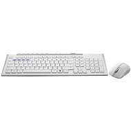 Rapoo 8210M Wireless Keyboard and mouse set, white - HU - Set klávesnice a myši