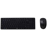 Rapoo 9300M Wireless Keyboard and mouse set, black - HU - Billentyűzet+egér szett