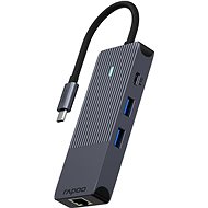 Rapoo UCM-2004 8-in-1 USB-C Multiport Adapter - Dokkoló állomás