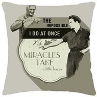 Gadget Factory Retro Pillowcase - The Impossible (EN) 40 × 40 cm - Pillowcase