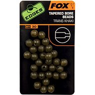 FOX Edges Tapered Bore Beads 4mm Trans Khaki 30pcs - Bead (Charm)