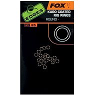 FOX Edges Kuro Coated Rig Rings Size L 3.7mm 25pcs - O-Ring