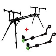 Zfish Rod Pod Construct 3 Rods + 2x Indicator ZFX Mini - Rod Stand