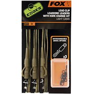 FOX Leadcore Lead Clip Rigs + Kwik Change Kit Light Camo 3pcs - Assembly