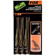 FOX Leadcore Lead Clip Rigs + Kwik Change Kit Dark Camo 3pcs - Assembly