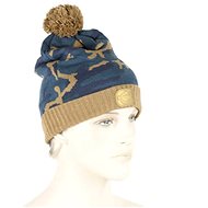 RidgeMonkey - Camo Bobble Hat Brown-Blue - Hat