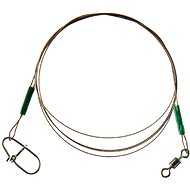 Cormoran 1x19 Wire Leader - Swivel and Corlock Snap Hook 12kg 30cm - Cable